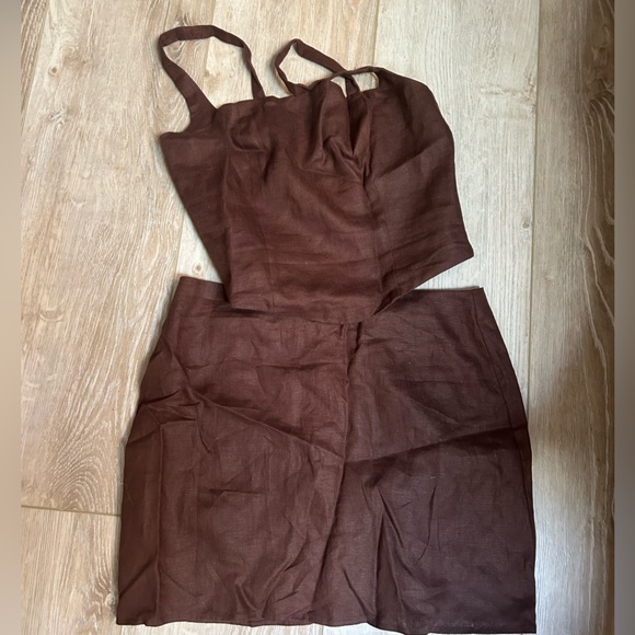 Reformation Brown Skirt Set - Picture 4 of 5